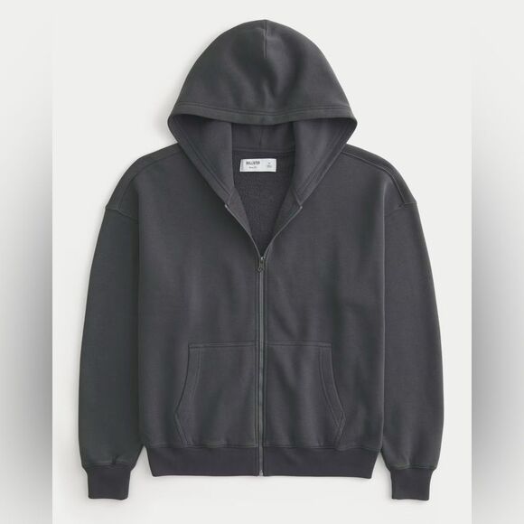 Hollister Other - Hollister | Men's Gray Zip-Up oversized Hoodie | XS